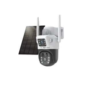 4G Camera SIM Card HIGH TECH 4MP IP Camera Outdoor 7.6W Solar Panel 10800mAh Battery Security