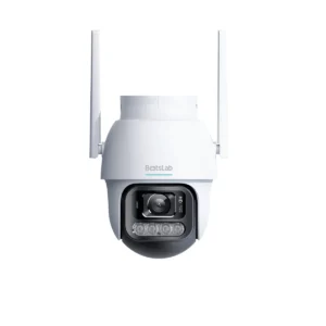 Botslab 2K 3MP HD Outdoor Camera Wireless PTZ Smart Home Wi-Fi Camera CCTV Night Vision Siren and Light Alarm IP66 Weatherproof