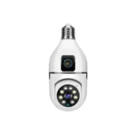 Dual Lens 4MP HIGH TECH E27 Bulb Camera V380 D200