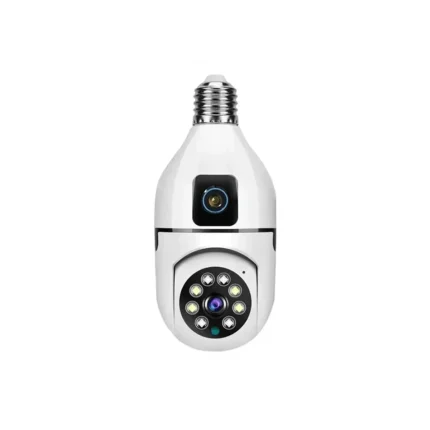 Dual Lens 4MP HIGH TECH E27 Bulb Camera V380 D200