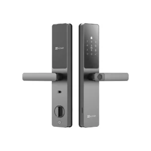 EZVIZ Smart Lock, 7-in-1 Keyless Entry Door Lock, with Fingerprint Access – Secure Keyless Entry, Multiple Unlock Options (DL05-Grey)