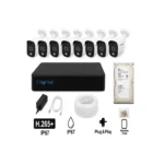 High Tech 8-Channel 2MP CCTV Kit – 8 Bullet Cameras