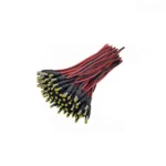 10pcs/Lot 2.1×5.5 Mm Male Female Plug 12V Dc Power Pigtail Cable Jack for Cctv Camera Connector Tail Extension 12V DC Wire