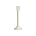 2-Feet Security Camera Wall Mount Stand – Metal Pole with Plastic Base – Heavy Duty for Indoor/Outdoor Use