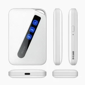 D-Link DWR-930M 4G/LTE Mobile WiFi Router – Portable Hotspot with 3000mAh Battery (White) – Official Warranty